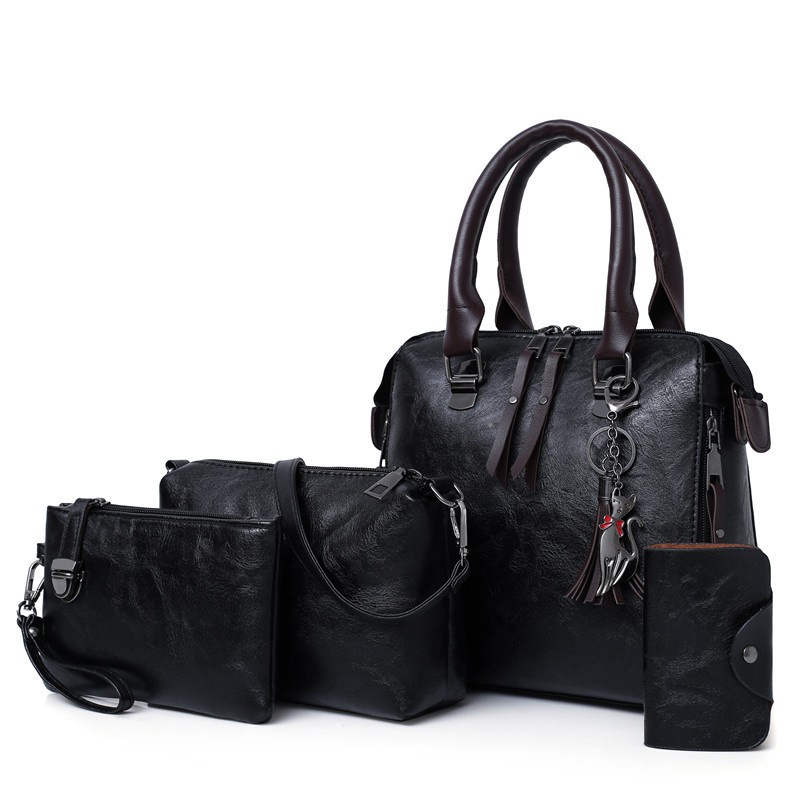 REALPICK Tas Kerja Wanita Import Handbag Cewek Impor 4 in 1 GT1662 LT1496 BQ2445 CR7180 JTF819624 EL