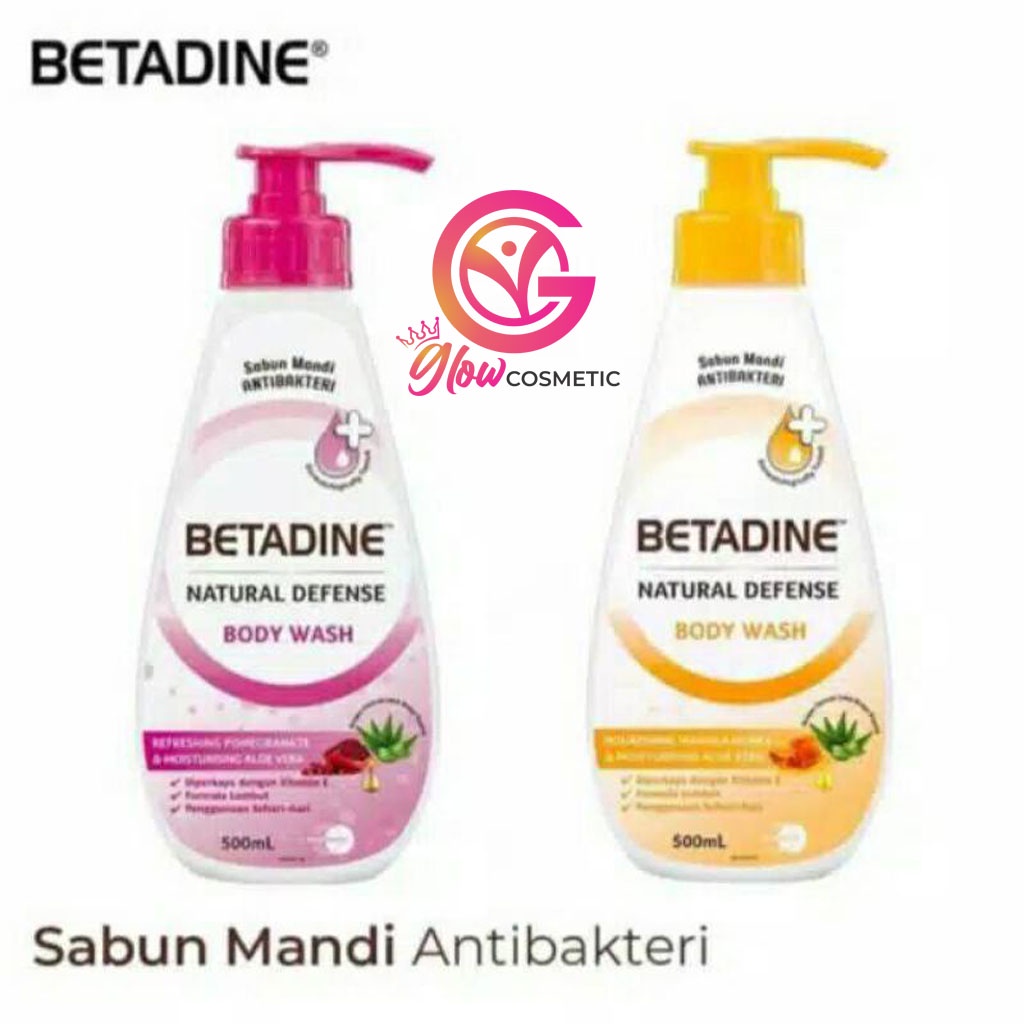 BETADINE NATURAL DEFENSE BODY WASH 500 ML