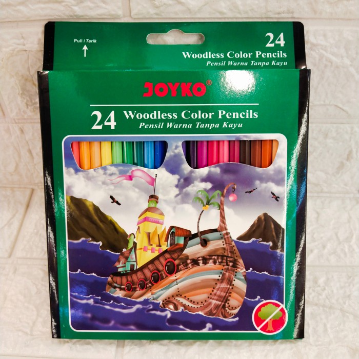 

Bagus Pensil Warna Joyko 12 Warna- 24 Warna Panjang Bergaransi