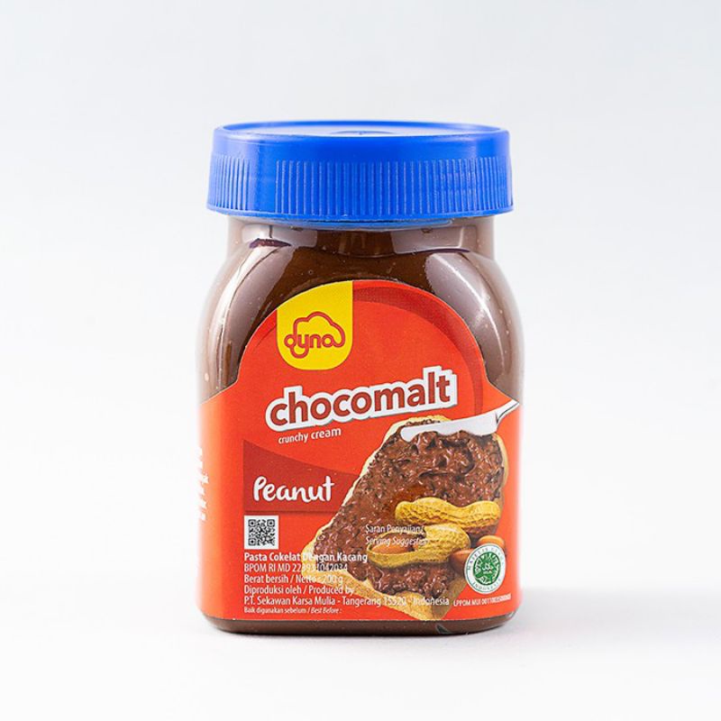 Selai Coklat Kacang - Dyna Chocmaltin Crunchy Peanut 200gr