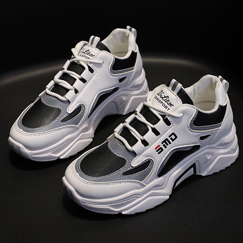 Sepatu Sneakers Wanita Putih Sepatu Olahraga Perempuan Import Sneaker Kets Fashion SP-113