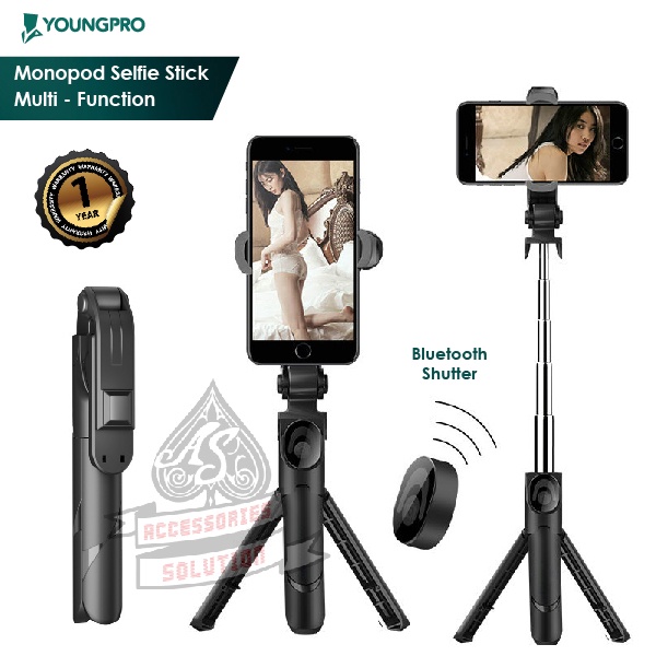 TRIPOD YOUNGPRO YSS-01 YSS-02 - TRIPOD STICK SELFIE PORTABLE WITH WIRELESS REMOTE SHUTTER