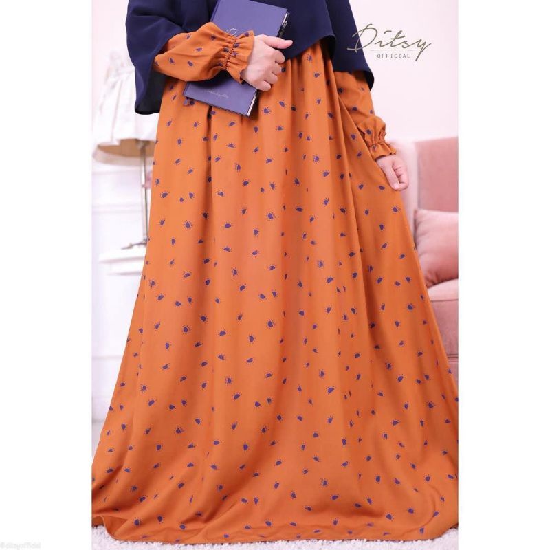 Gamis DITSY Februari 2022 SUNNY GINGER & RIVEN JADE