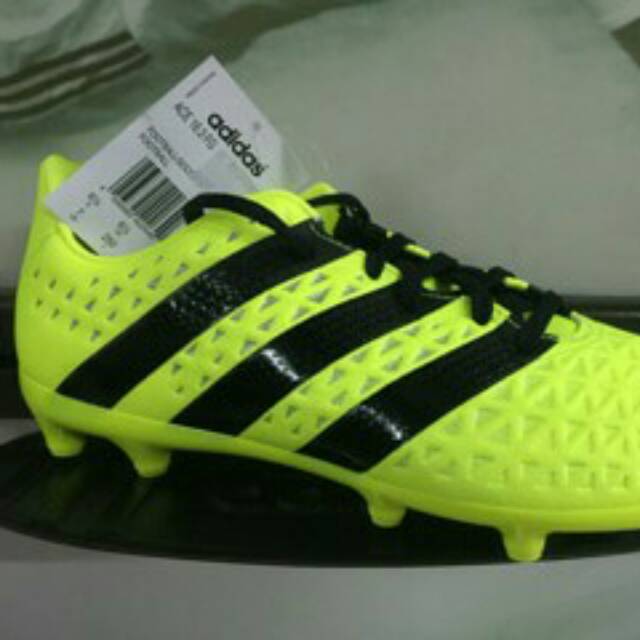 NEW sepatu bola adidas ace 16.3 FXG yellow stabilo original 100% new model