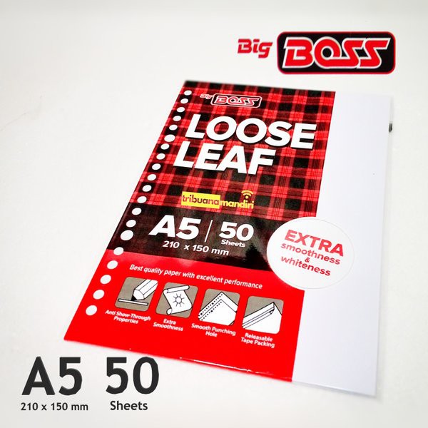 

Isi Binder - Loose Leaf Big Boss A5 50 lembar