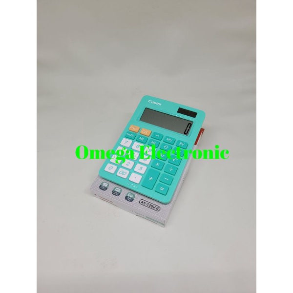 Canon AS-120V Calculator Desktop Kalkulator Meja Kantor Stylish Warna Warni Colorful AS 120V