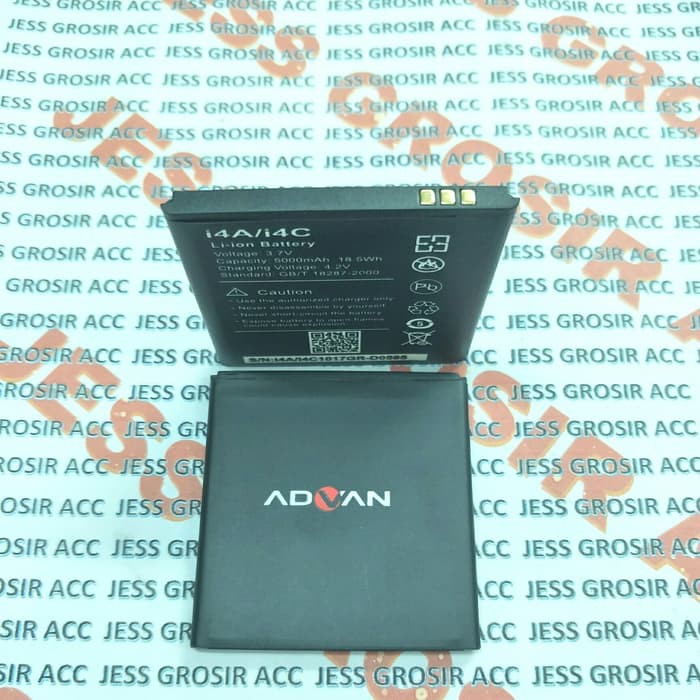 Baterai Battery Batre Double Power ADVAN I4A I4C S4M S4K S4R S4 Mini