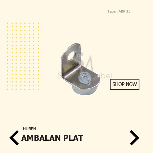 AKP - 15 AMBALAN KACA PLAT L HUBEN