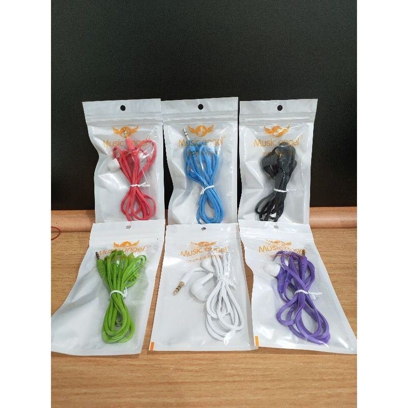 HEADSET MUSIC ANGEL NON MIC KABEL GEPENG HF MUSIC ANGEL MURAH