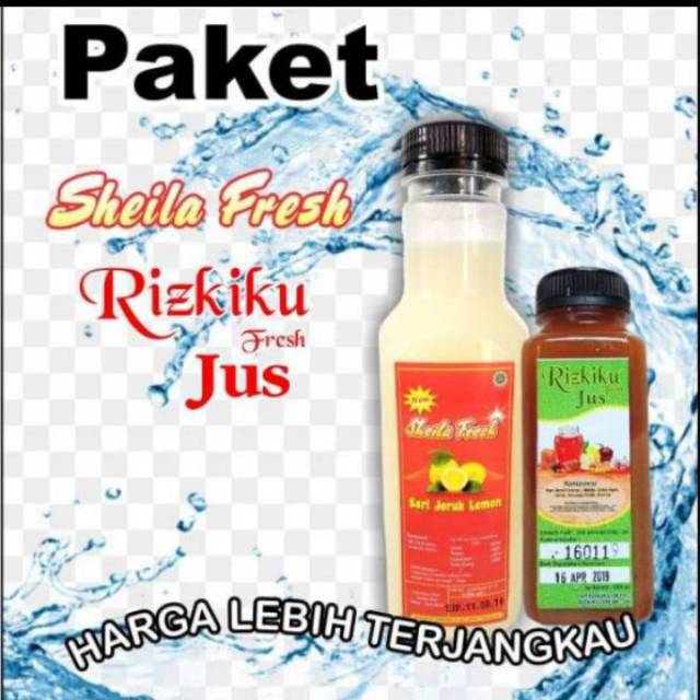 

PAKET DIET SHEILA FRESH 500ML + JUICE DIET RIZKIKU 250ML