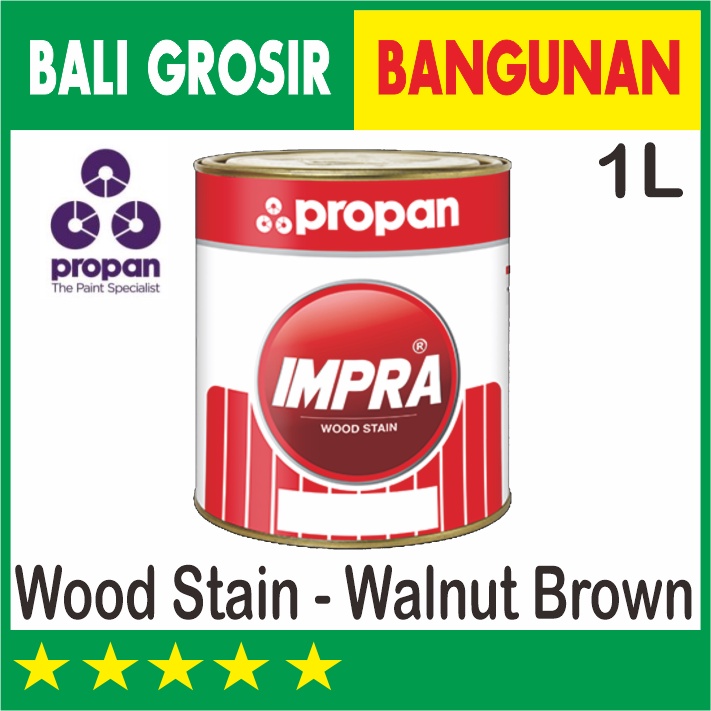 WALNUT BROWN PROPAN IMPRA WOOD STAIN WOODSTAIN WS 162 1 LITER