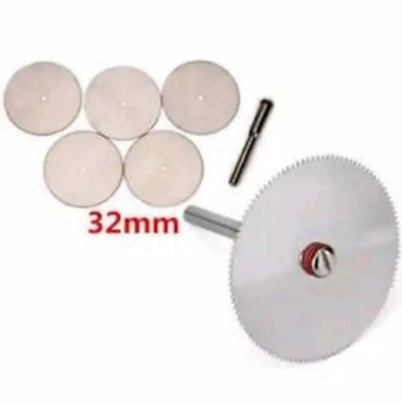 5pcs Mata Gergaji Circular Saw 32mm Mata Gergaji Potong Kayu Mini Grinder