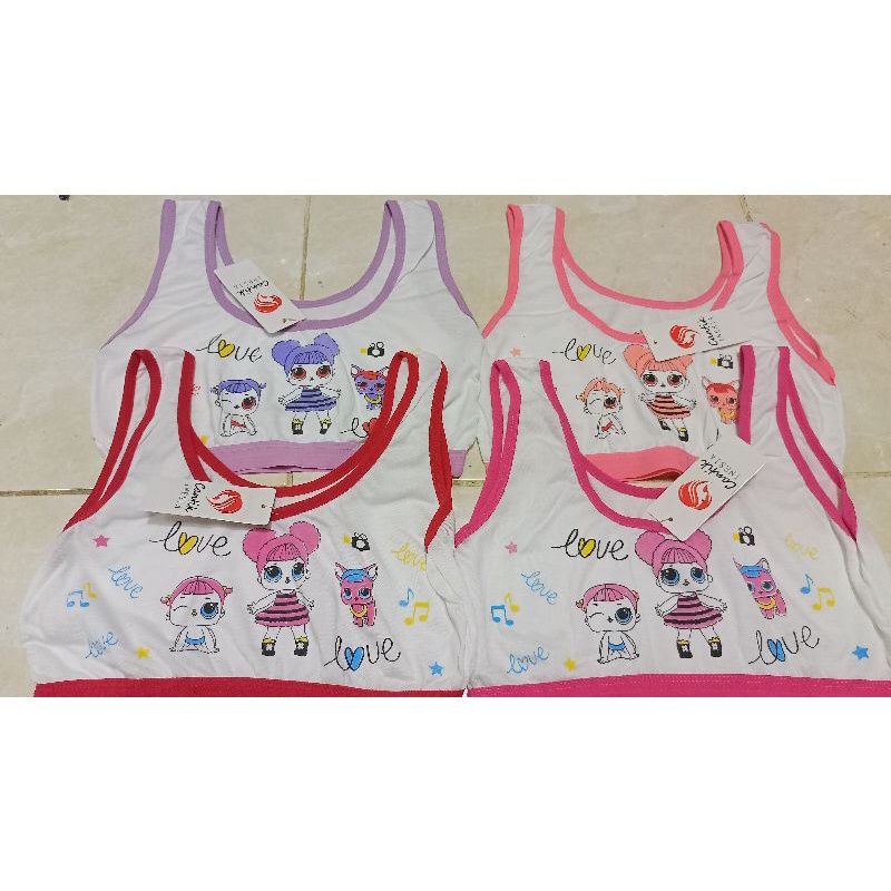 miniset anak dan remaja cantik motif gambar bahan katun termurah