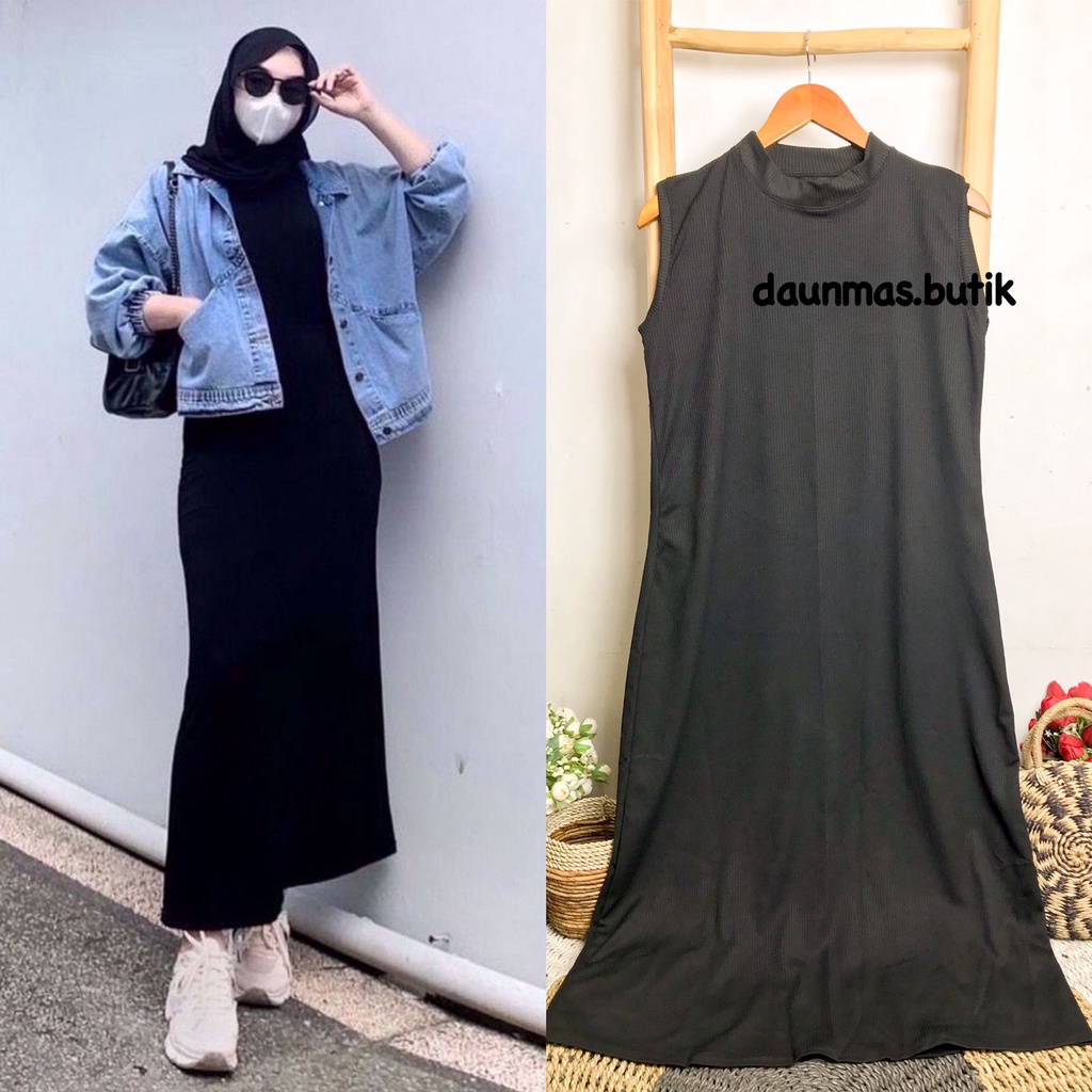 1KG MUAT 4PCS | DRESS INNER KNIT PREMIUM HIGH QUALITY HITS OOTD SELEBGRAM FASHION GROSIR MURAH WANITA