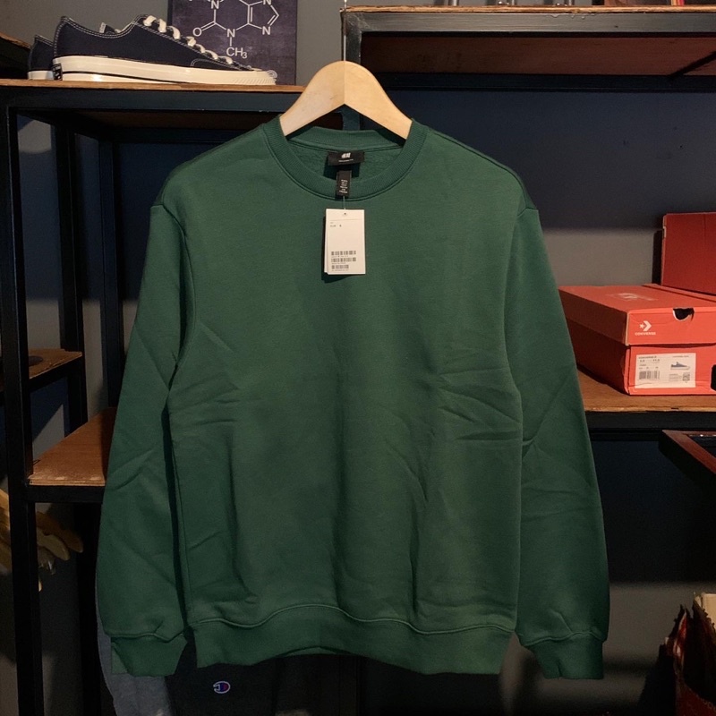 CREWNECK H&amp;M BASIC ORIGINAL BNWT [ RESMI STORE ]