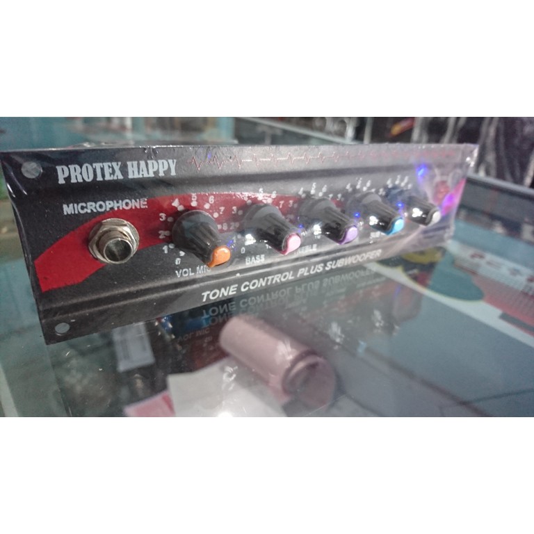 POWER KIT Amplifier MESIN SPEAKER AKTIF KARAOKE PROTEX HAPPY