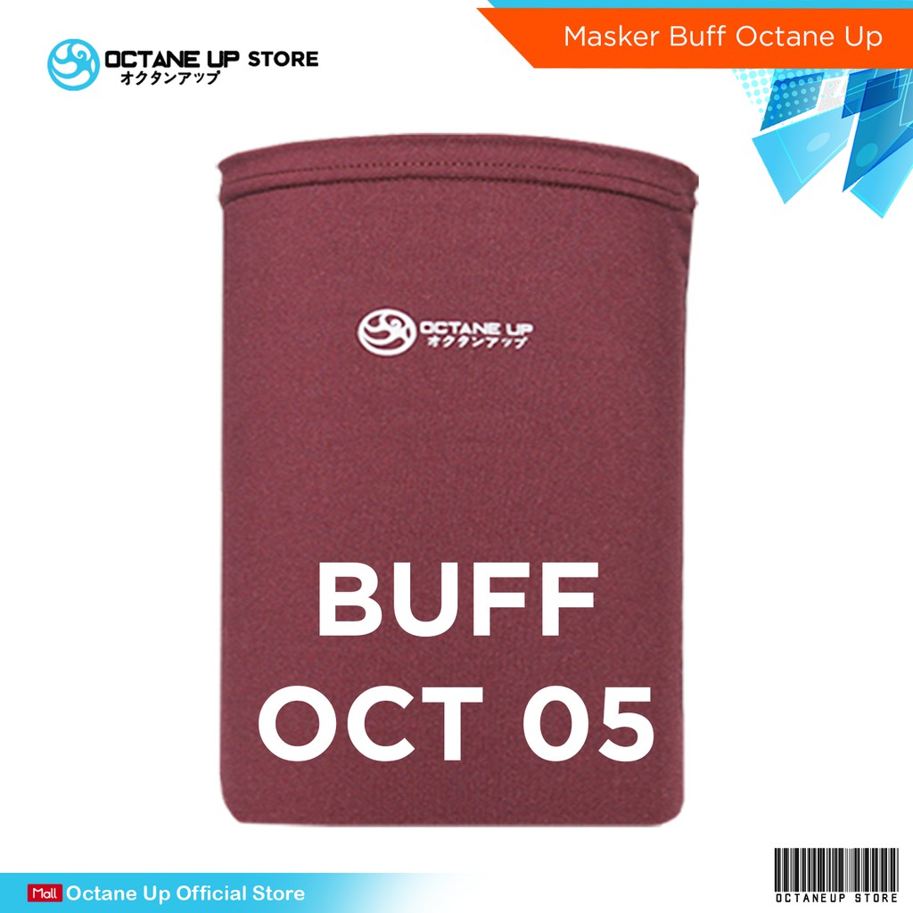 BUFF BANDANA SLAYER SYAL MASKER MOTOR ORIGINAL MULTIFUNGSI OCTANE UP-BUFF OCT 05