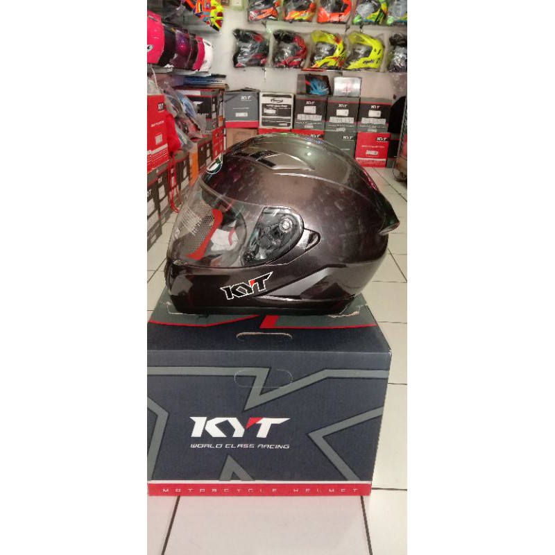 HELM FULL FACE KYT FALCON GREY