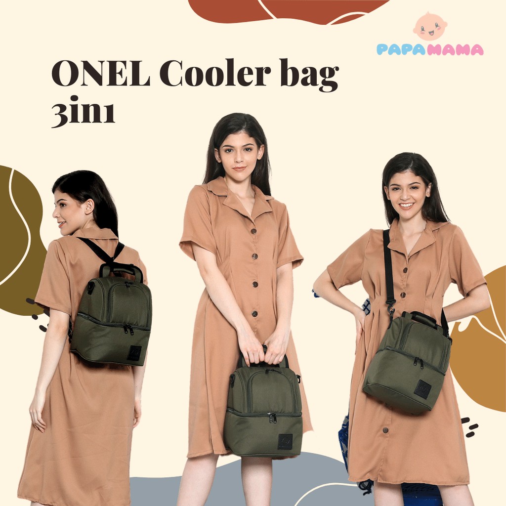 Papamama Onel 3001 Cooler Bag 3in1 Tas Perlengkapan Bayi dan Ibu