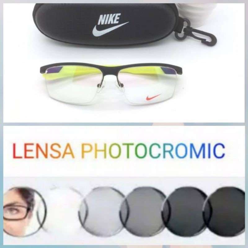 free lensa minus atau Plus.. Frame nike 7077 kacamataku