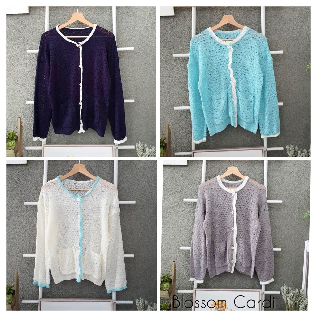 Blossom cardigan atasan wanita