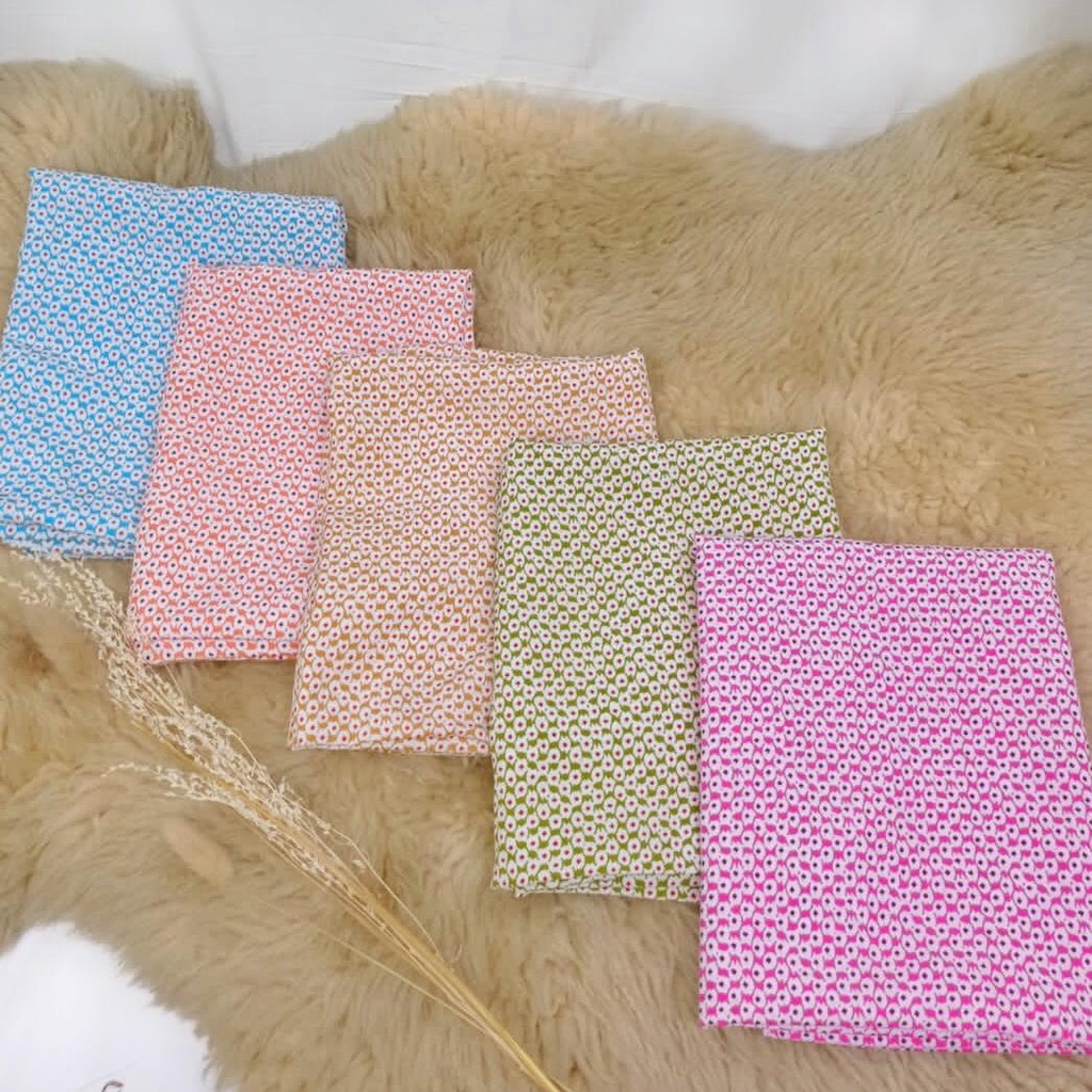 Hijab Pollycotton Motif Premium/ hijab segi empat &amp; pashmina