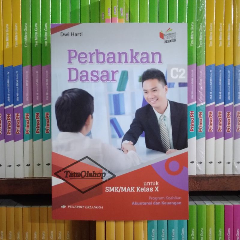 Buku Perbankan Dasar SMK Kelas 10 X 1 KIKD Original Erlangga