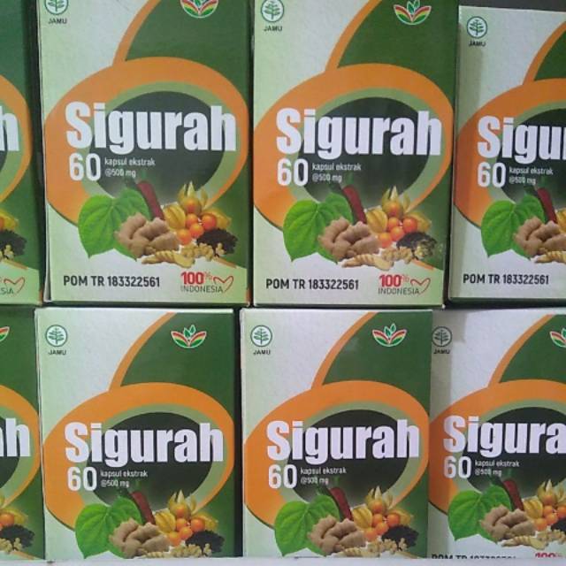 Sigurah kapsul Ekstrak Herbal