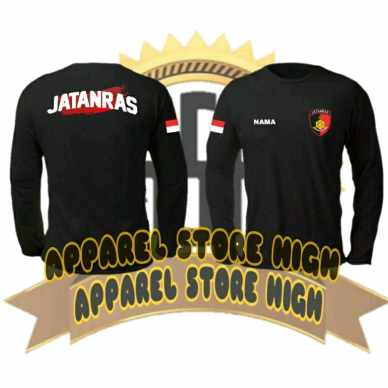 Kaos Logo Jatanras / Baju Polisi Jatanras / Atasan Jatanras Terbaru Lengan panjang