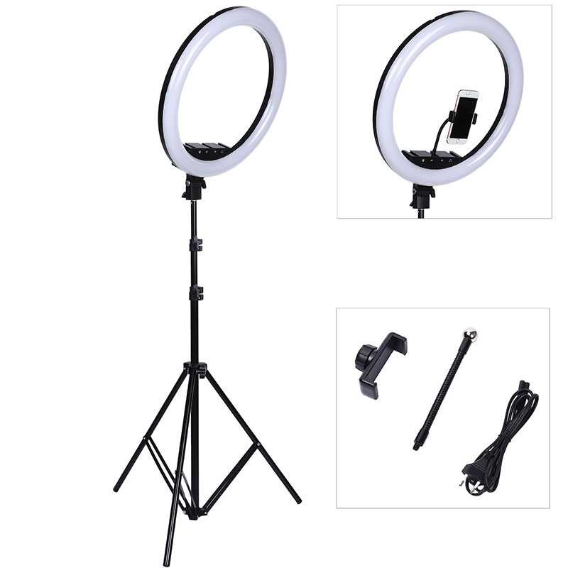 Lampu Halo Ring Light LED Kamera DSLR Smartphone LF-480C