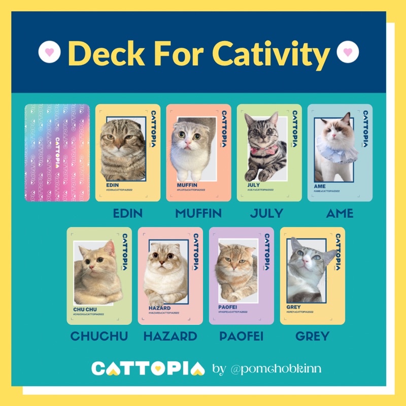 CATTOPIA TOKEN CARD PHOTOCARD CUSTOM FANTOPIA BY POMCHOBKINN BRIGHTWIN NETJAMES BRIGHT WIN MILEAPO M