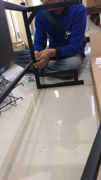 Es Rak Dapur Hitam Rak Wastafel Rak Piring Dan Peralatan Dapur 65cm