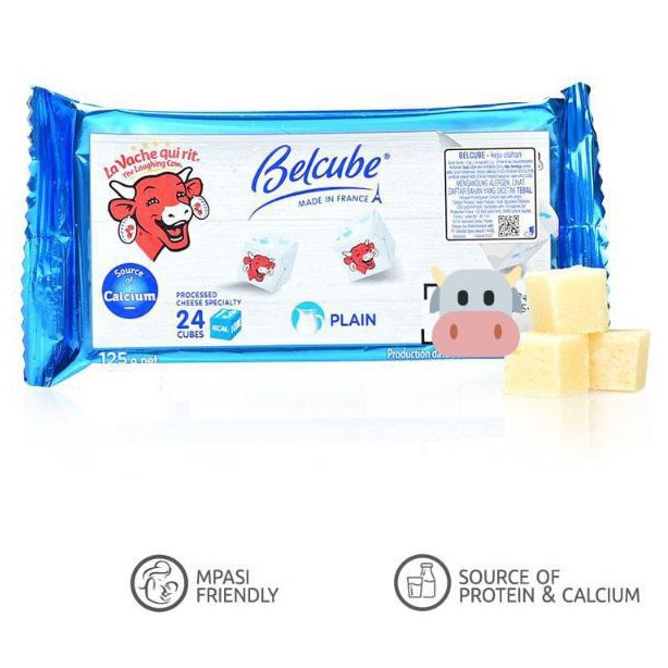 

KEJU BAYI BELCUBE PLAIN CHEESE MPASI