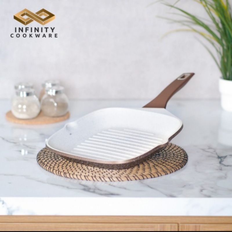 Infinity Grill Pan 28cm GOLD