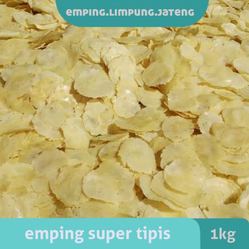 

emping melinjo super tipis 1kg asli Limpung mentah siap goreng