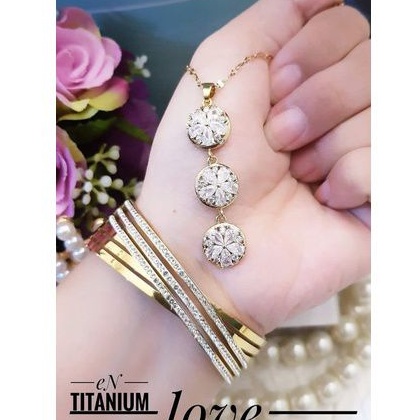 TiTanium set gelang kalung y9292