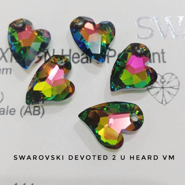 CRYSTAL SWAROVSKI  DEVOTED 2 U HEARD ORIGINAL