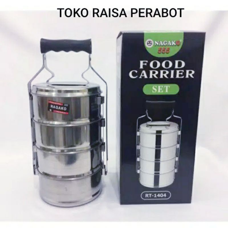 RANTANG STAINLESS STEEL NAGAKO 555 FOOD CARRIER ( RT  - 1404  ) DAN ( RT - 1604 )