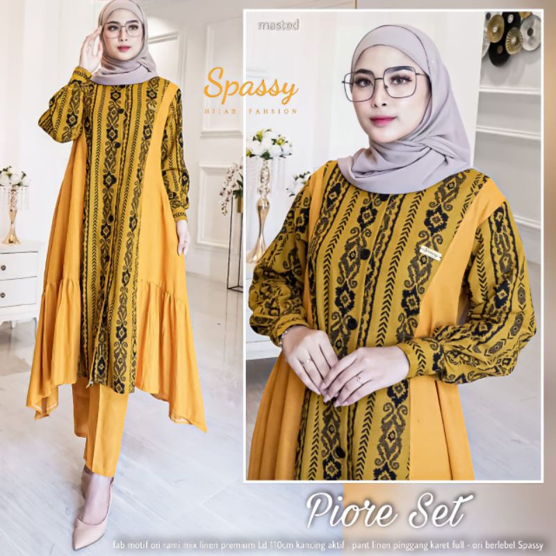 PIORE  SET ORI SPASSY (ONESET, SETCEL, SETELAN CELANA WANITA)