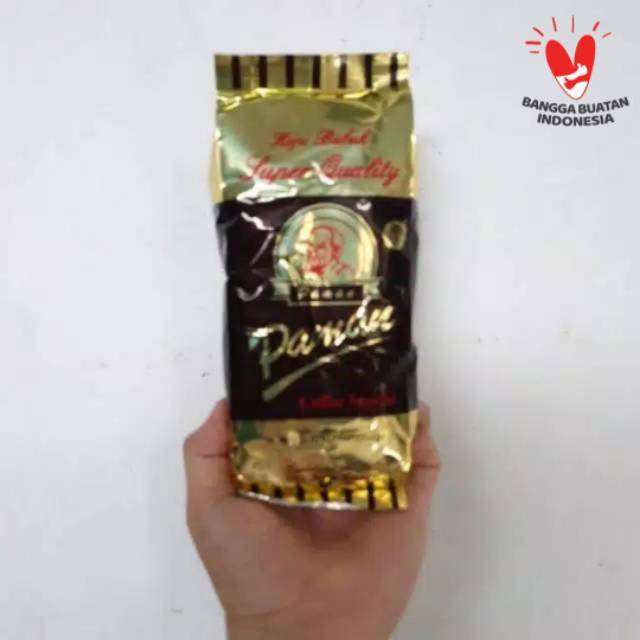 

Kopi Bubuk Hitam Mantap Asli Cap Paman Asli Jambi 250gr