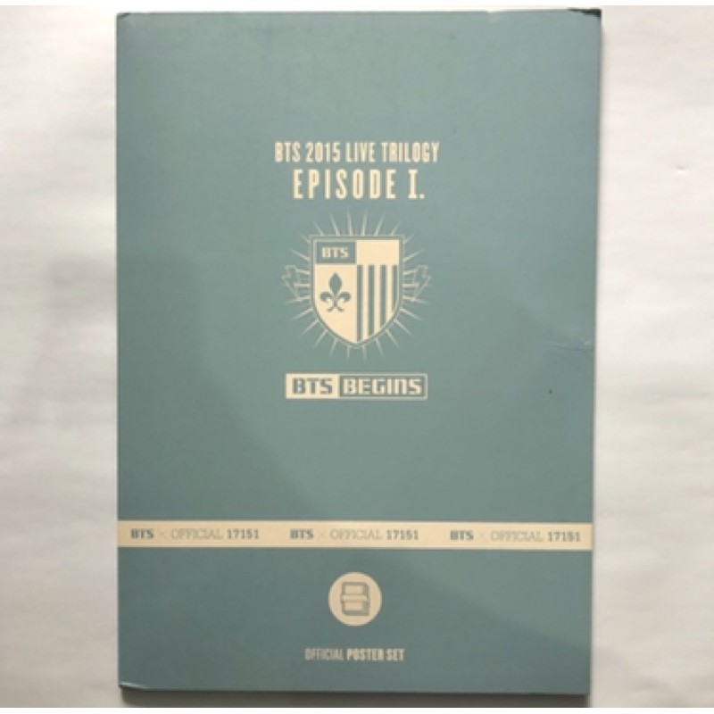 BTS OFFICIAL 2015 LIVE TRILOGY EPISODE I POSTER