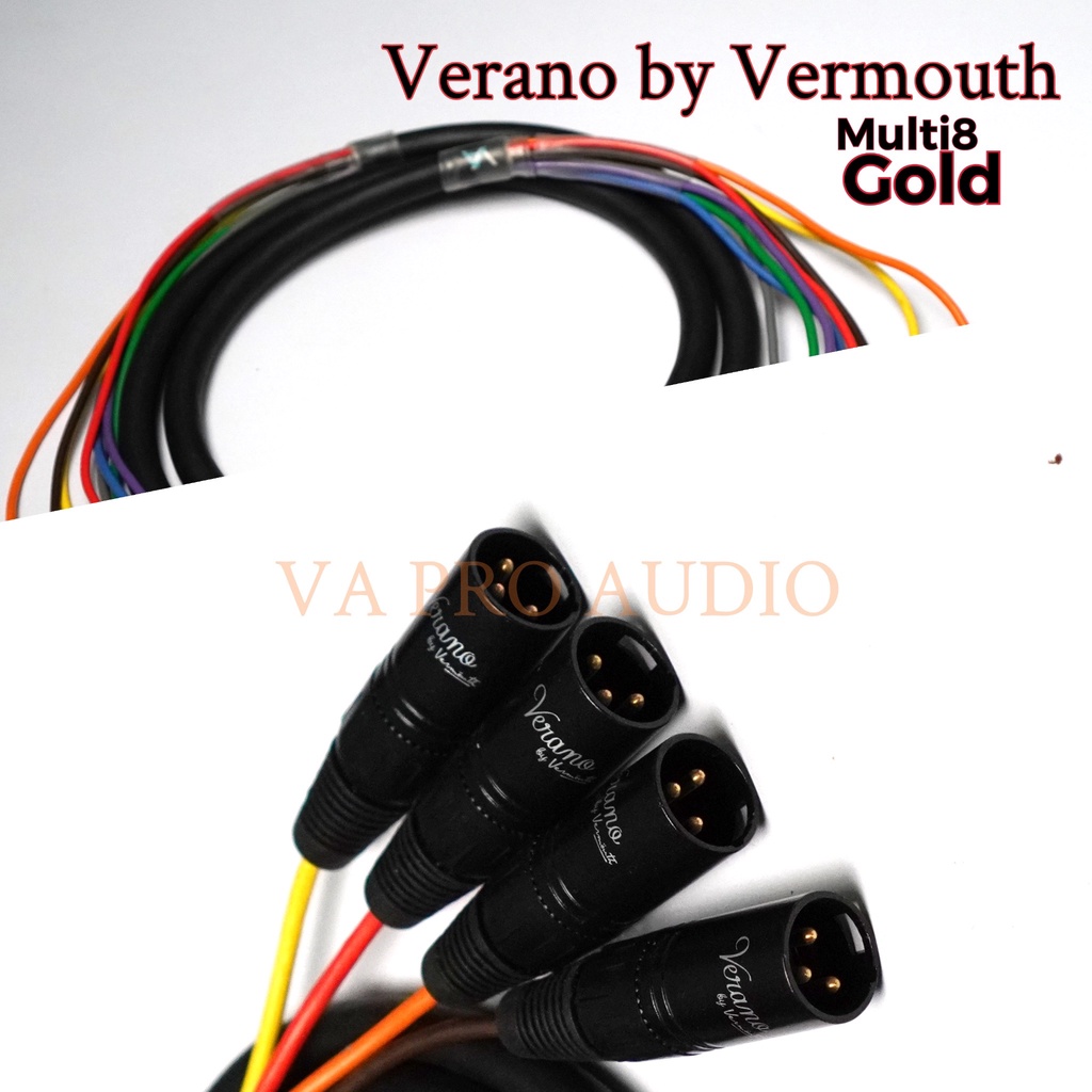 Kabel snake verano vermouth 8ch XLR female - male  by VA VABLE