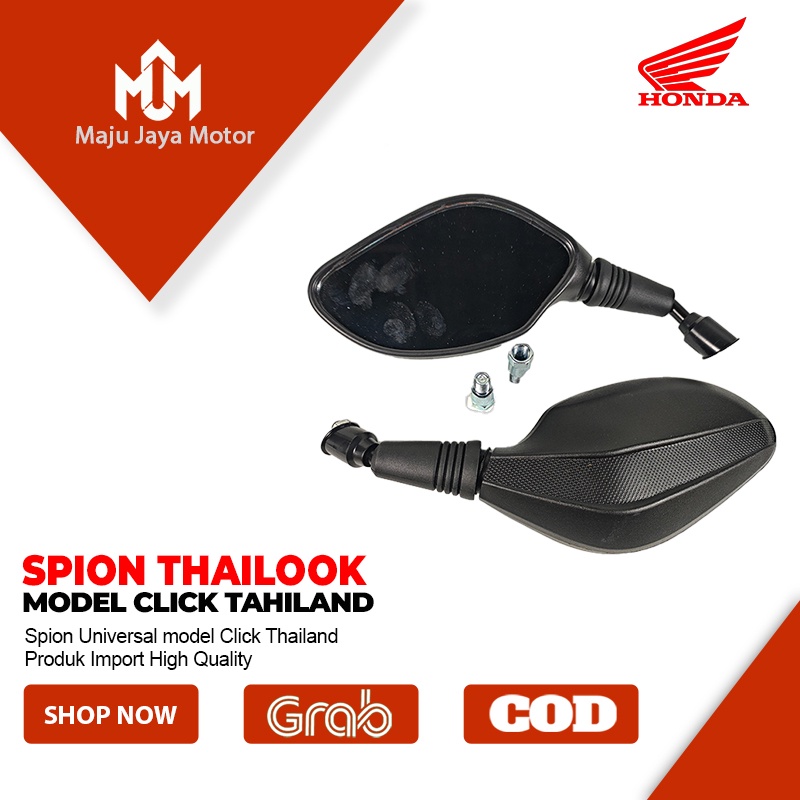 Spion Click Clik Variasi Motor Beat Mio Pcx Nmax Aerox Vario 110 125 150 160 Honda Yamaha Import Model Original Thailand