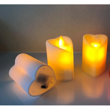 Lilin Elektrik / Lilin Elektrik Love / Lilin Model Love / Lilin Plastik Kecil