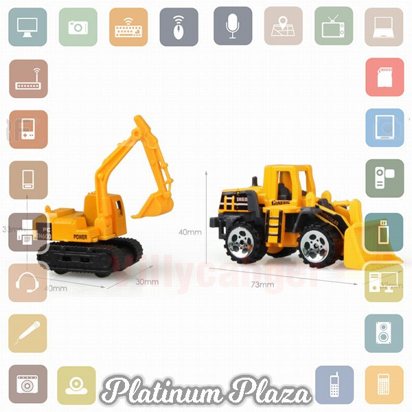 Mainan Mobil-Mobilan Truck Konstruksi Diecast Anak 6 PCS - CP1073 - Yellow`CM81AB-