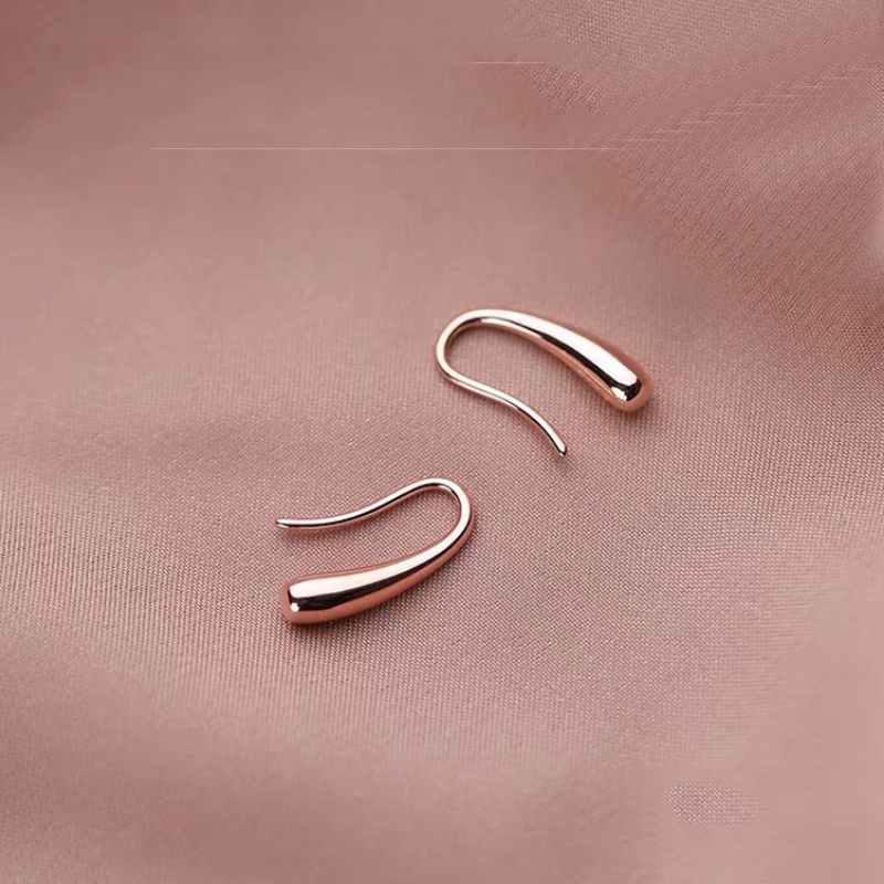 Anting Silver Needle 999 Warna Hitam Gaya Korea Untuk Pelajar