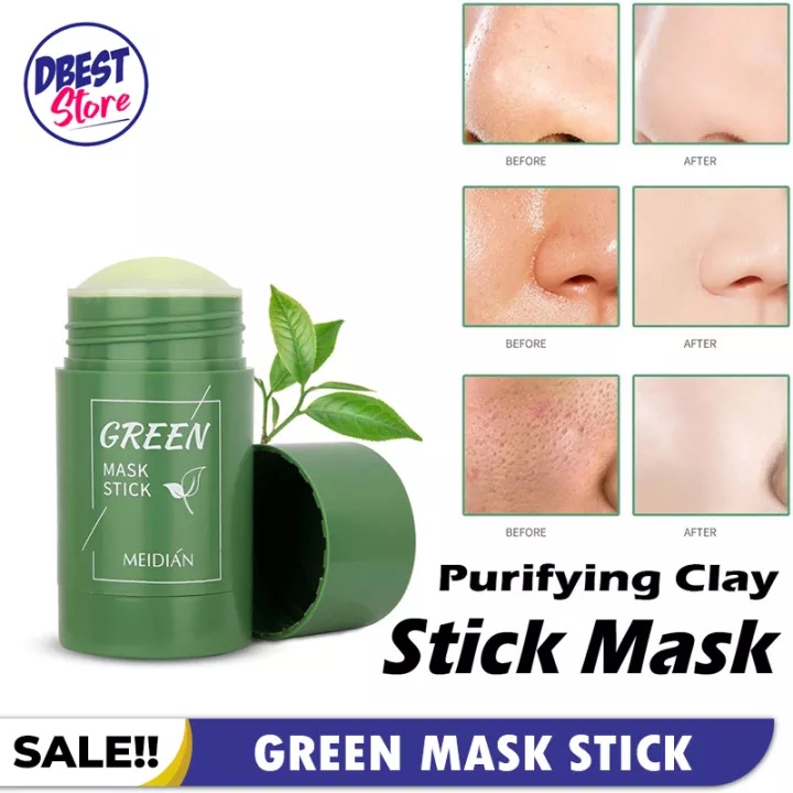 DBEST - [ COD ] GREEN STICK MASK MEIDIAN ORIGINAL 100% MASKER WAJAH GREEN TEA PEMBERSIH KOMEDO HIDUNG &amp; WAJAH