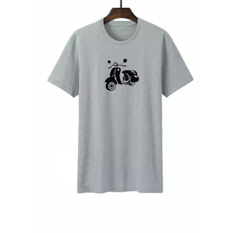 KL || KAOS DISTRO SABLON DIGITAL LOGO VESPA COTTON COMBAD 30S