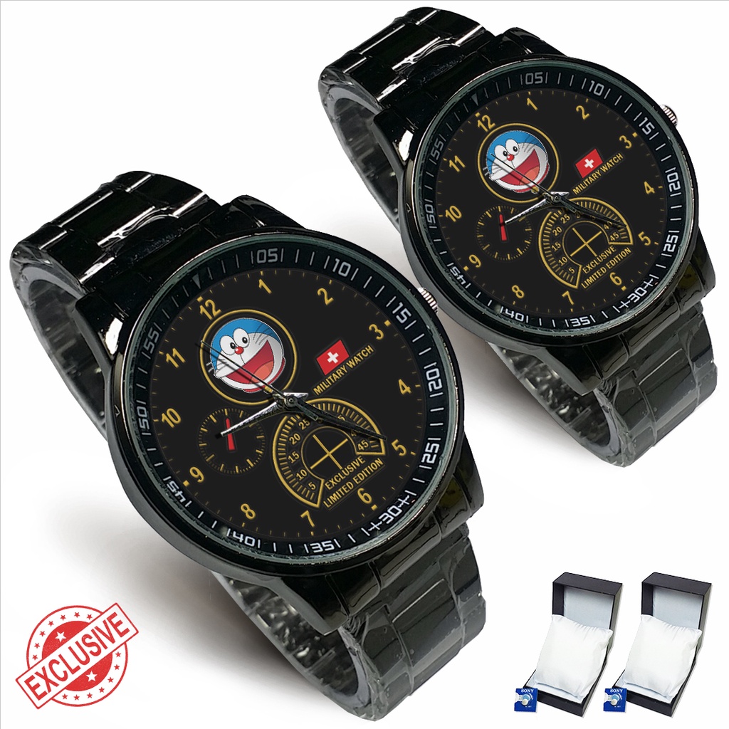 Jam Tangan Rantai Couple DORAEMON 5 (Awesome)