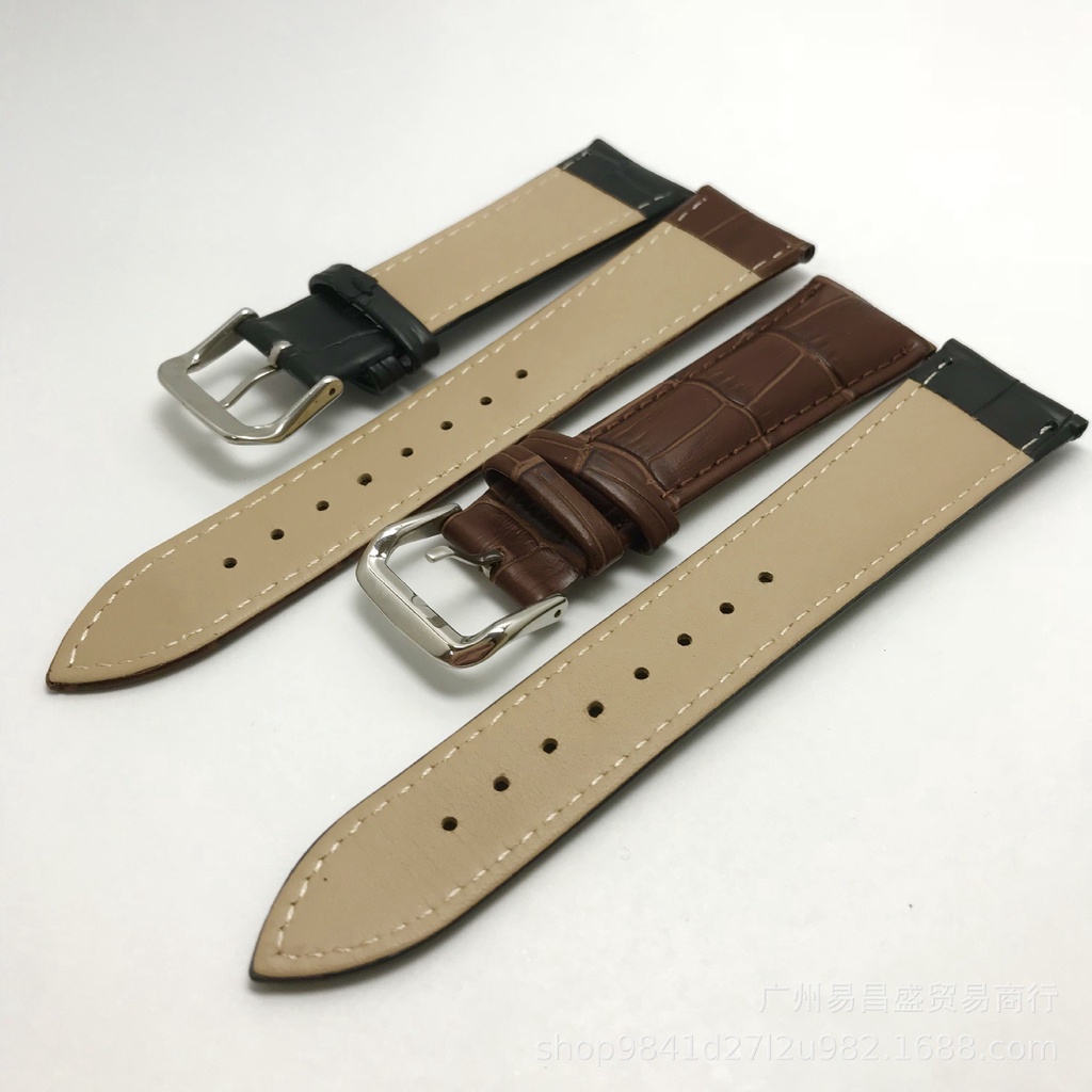 Tali Jam Tangan Import Kulit Pria Wanita / Tali Jam Tangan Croco